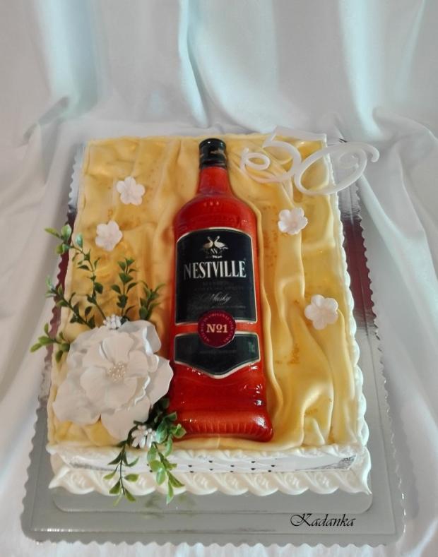 Whisky NESTVILLE, torta, Narodeninové torty, Kadanka, 4