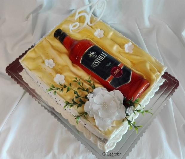 Whisky NESTVILLE, torta, Narodeninové torty, Kadanka, 2