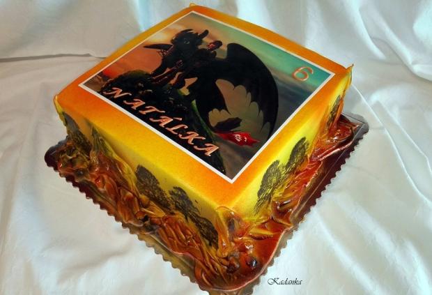 Ako vycvičiť draka, torta, Rozprávkové torty, Kadanka, 1
