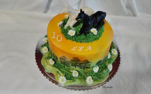 Koníky, torta, Torty so zvieratkami, Kadanka, 3