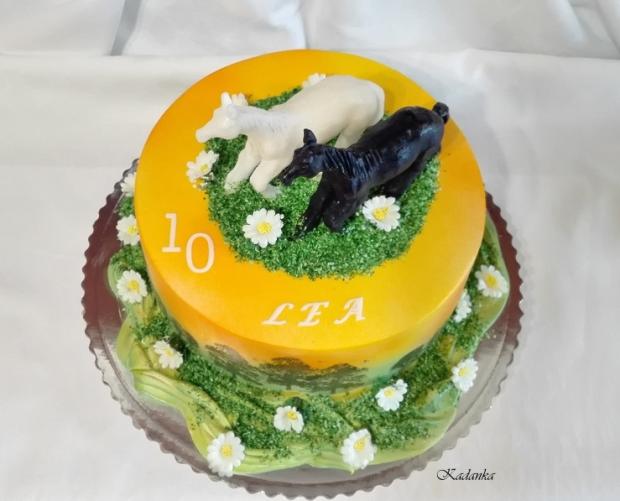 Koníky, torta, Torty so zvieratkami, Kadanka, 4