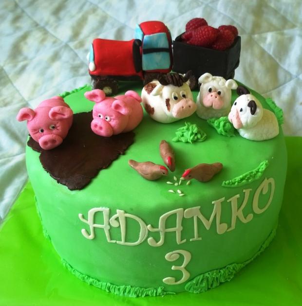 Farma..., torta, Torty so zvieratkami, Mariolka, 1