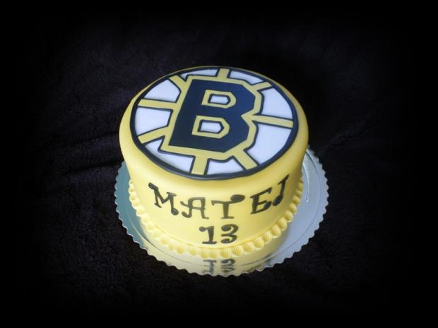 Boston Bruins - znak, torta, Športové torty, Mirka02, 1