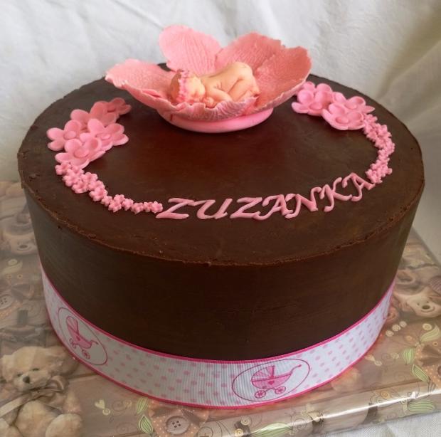 Čokoládová na krst..., torta, Torty na krstiny Čokoládová na krst..., torta, Torty na krstiny, Mariolka, 2