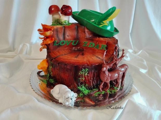 "Lovu zdar", torta, Netradičné torty "Lovu zdar", torta, Netradičné torty, Kadanka, 1