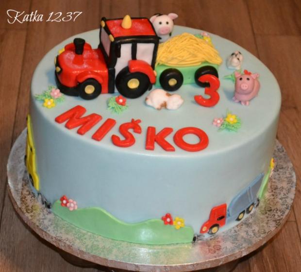 s traktorom, torta, Ostané torty pre deti, katka1237, 1