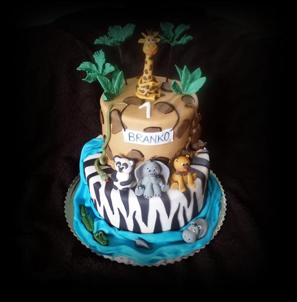 safari, torta, Torty so zvieratkami, Mirka02, 1