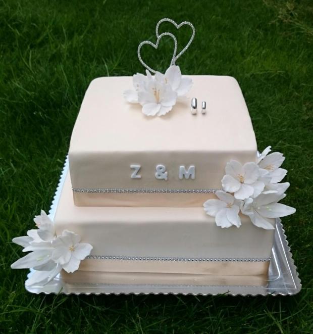 Svadobná tortička , torta, Svadobné torty, andy611, 1