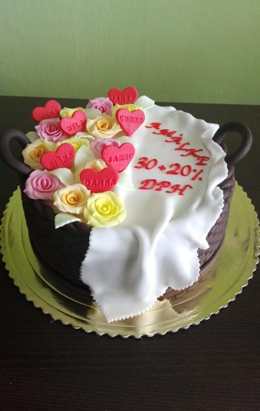 Košík, torta, Narodeninové torty, Mária G, 1