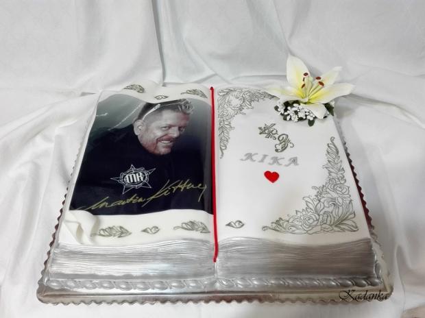 Kniha otvorená, torta, Netradičné torty, Kadanka, 1