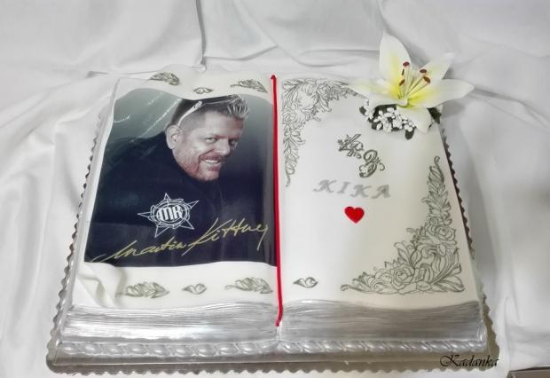 Kniha otvorená, torta, Netradičné torty, Kadanka, 4