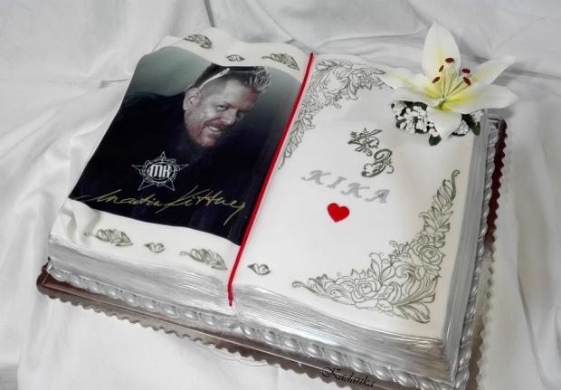 Kniha otvorená, torta, Netradičné torty, Kadanka, 2