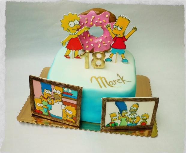 torta Simpsonovci, torta, Narodeninové torty torta Simpsonovci, torta, Narodeninové torty, Danielita13, 1