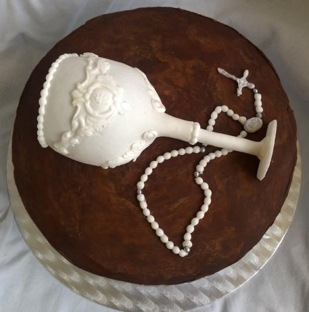K PSP čokoládová..., torta, Torty na cirkevné sviatky, Mariolka, 1