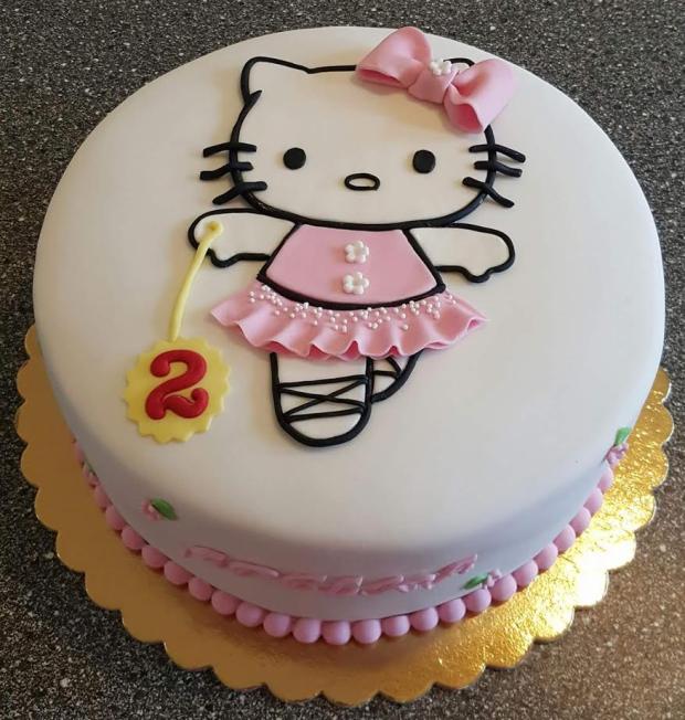 kitty, torta, Torty pre dievčatá, MK martina, 1