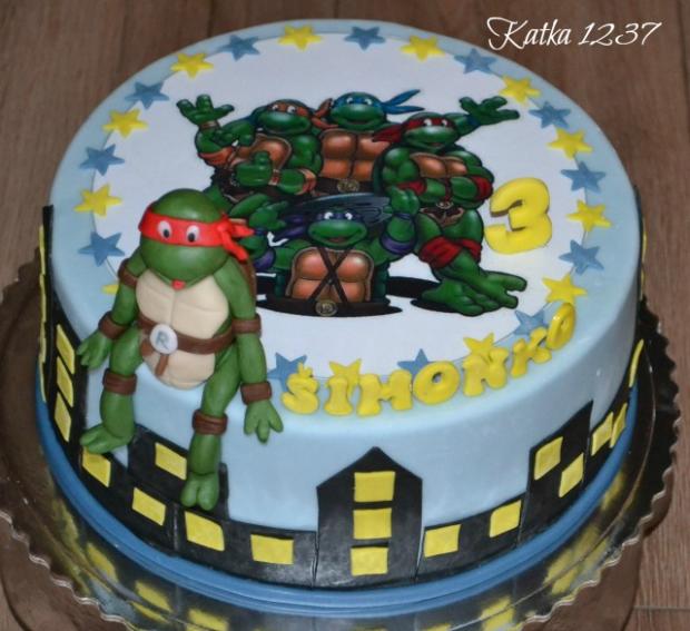korytnačky , torta, Rozprávkové torty, katka1237, 1