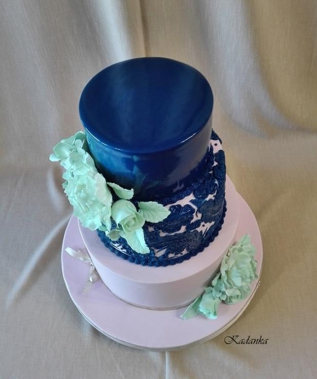 Svadobná vo farbách na želanie, torta, Svadobné torty, Kadanka, 2