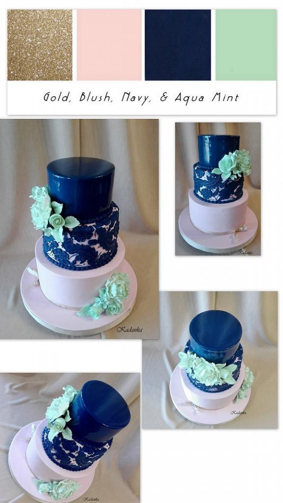 Svadobná vo farbách na želanie, torta, Svadobné torty, Kadanka, 1