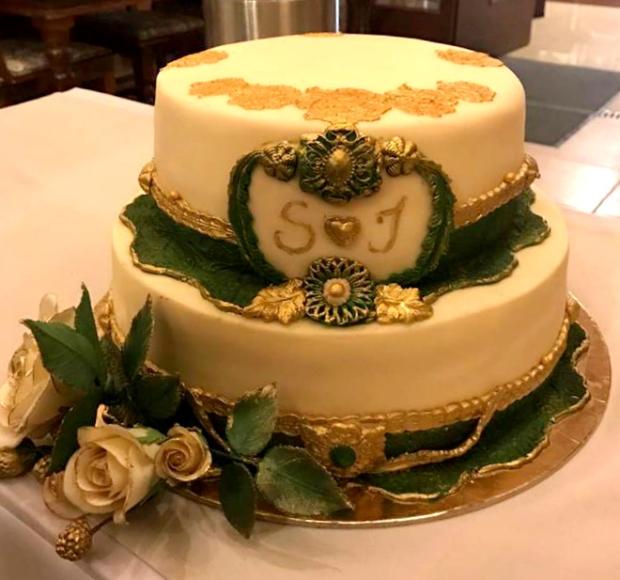 Na smaragdovú svadbu, torta, Svadobné torty, babka Katka, 1