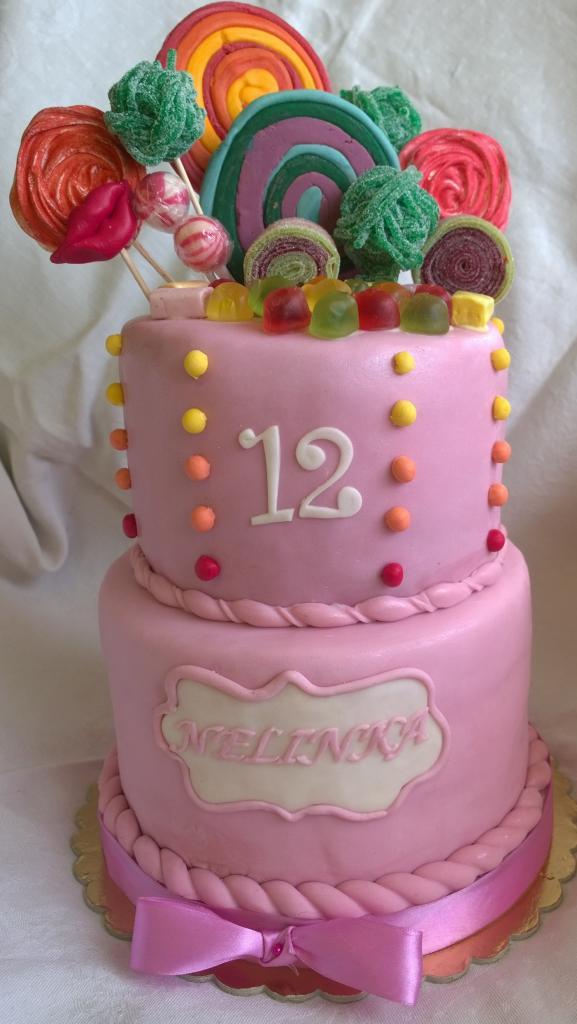 Lízatková torta... , torta, Ostané torty pre deti, Mariolka, 1