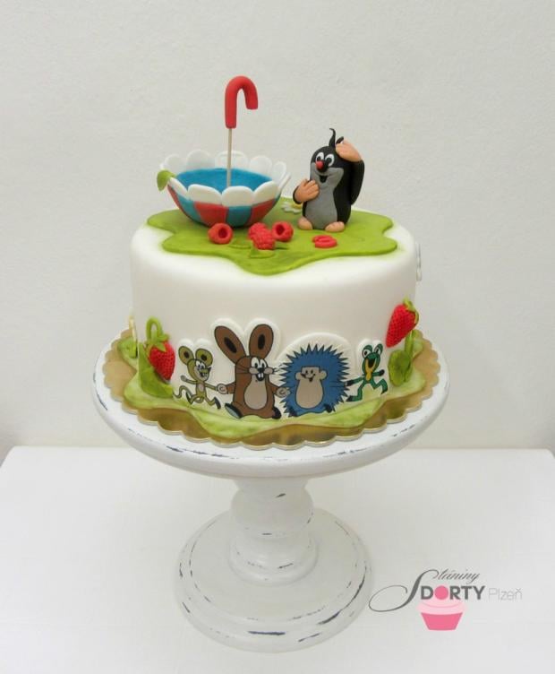 Krteček, torta, Rozprávkové torty Krteček, torta, Rozprávkové torty, Stániny dorty, 1