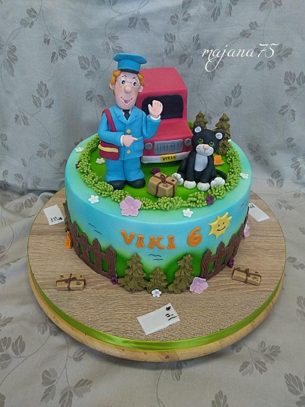 Poštár Pat, torta, Rozprávkové torty, majana75, 1