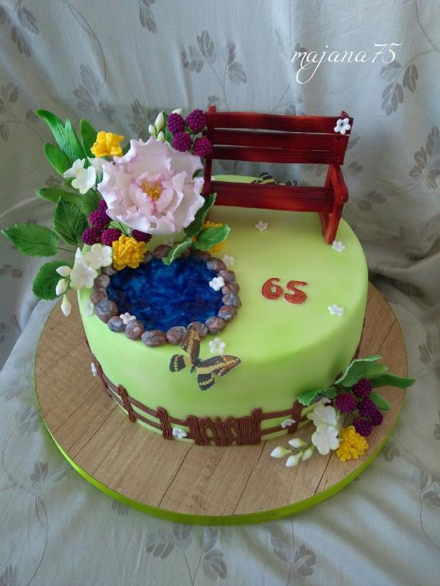 s lavičkou, torta, Narodeninové torty s lavičkou, torta, Narodeninové torty, majana75, 1