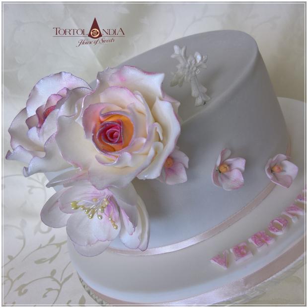 Elegantná s ružami k PSP pre Veroniku, torta, Torty na cirkevné sviatky Elegantná s ružami k PSP pre Veroniku, torta, Torty na cirkevné sviatky, Tortolandia.sk, 3