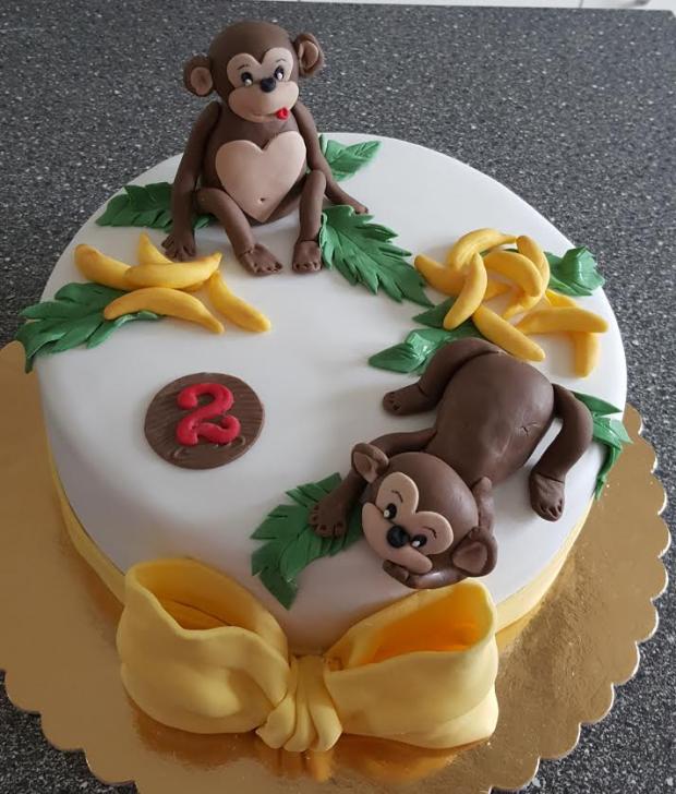 opičky, torta, Ostané torty pre deti, MK martina, 1