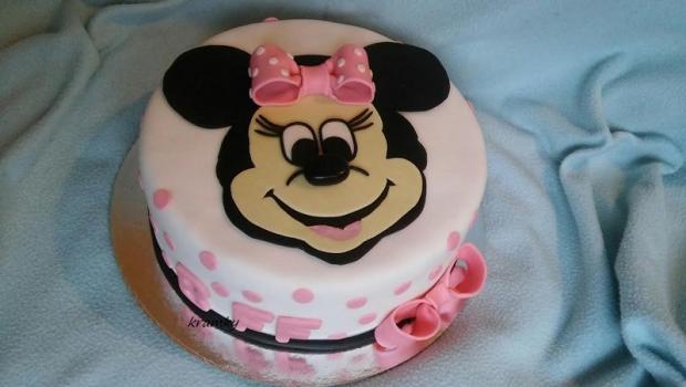myška minnie pre viktorku..., torta, Torty pre dievčatá, kramky, 1