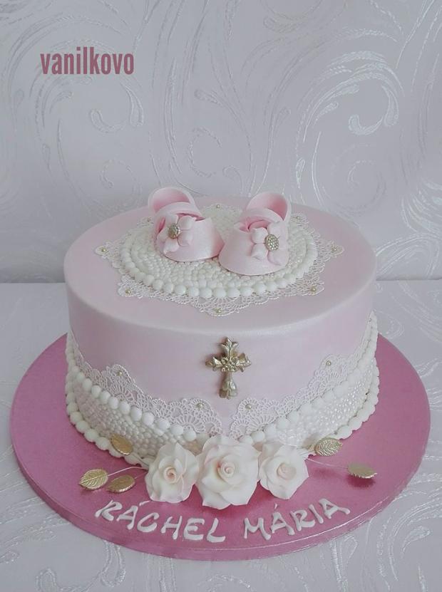 krstiny Rachel Maria, torta, Torty na krstiny krstiny Rachel Maria, torta, Torty na krstiny, vanilkovo, 1