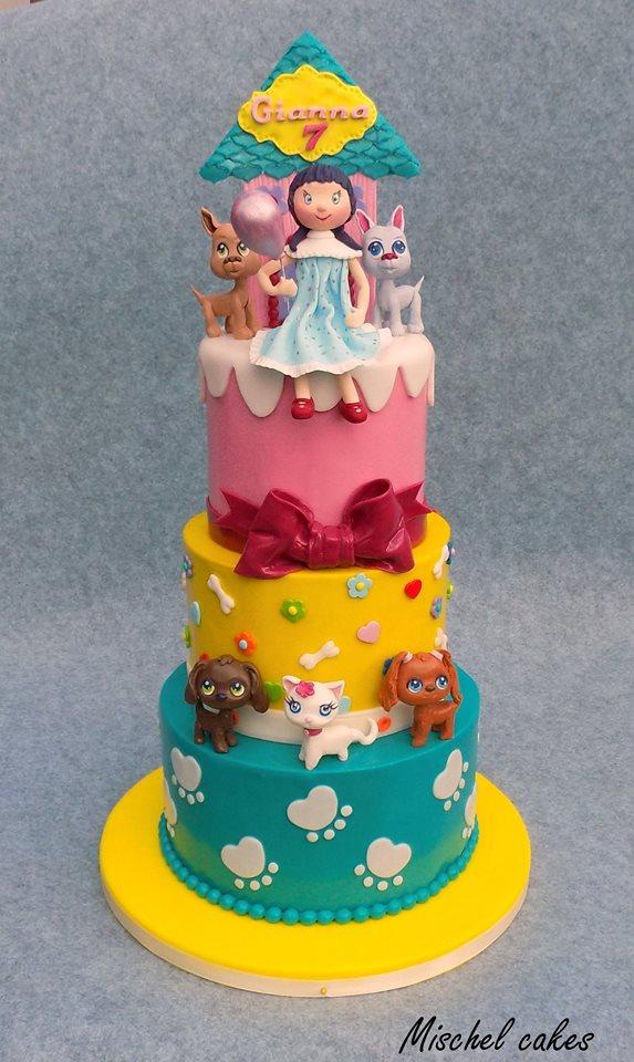 Littlest pet shop, torta, Torty so zvieratkami, Mischel cakes, 1