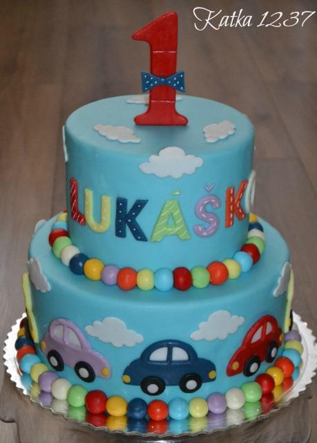 autíčkova k 1.narodeninám, torta, Torty autíčka, vláčiky autíčkova k 1.narodeninám, torta, Torty autíčka, vláčiky, katka1237, 1