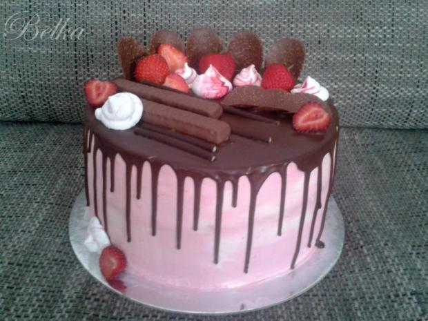 drip cake, torta, Drip torty, belka, 1