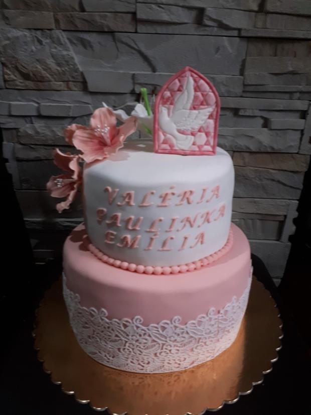 Na birmovku pre tri sestry, torta, Torty na cirkevné sviatky, MartinaO, 1