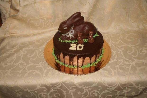 Čokoládová so zajačikmi, torta, Narodeninové torty, Zuzana Knapikova, 1