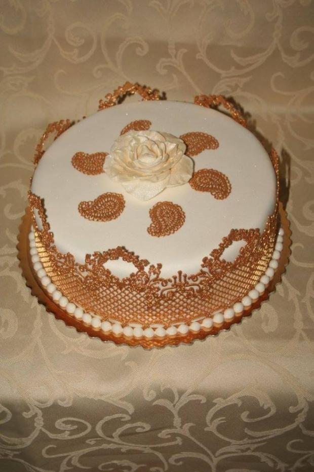 Torta s ružou, torta, Narodeninové torty, Zuzana Knapikova, 1
