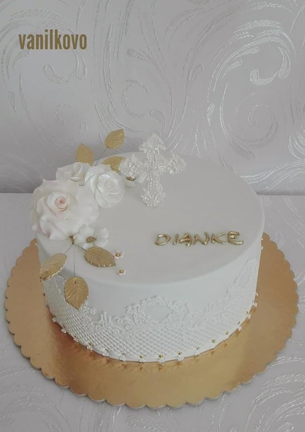 PSP Dianka, torta, Torty na cirkevné sviatky, vanilkovo, 1