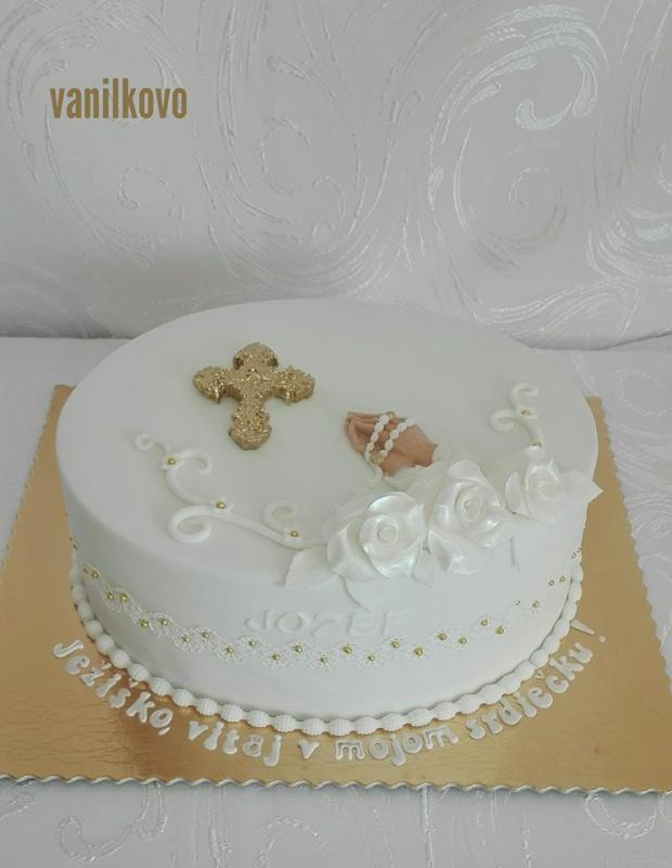 PSP Jožko, torta, Torty na cirkevné sviatky, vanilkovo, 1