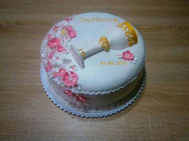 Torta 1. sv. prijímanie, torta, Torty na cirkevné sviatky, Mirenik, 1
