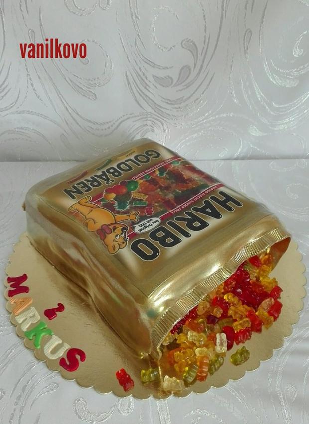 HARIBO, torta, Ostané torty pre deti, vanilkovo, 1
