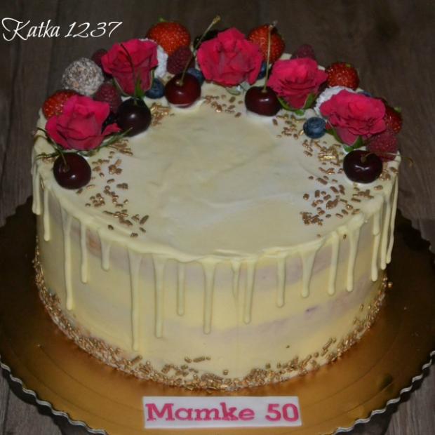 k 50tke pre ženu, torta, Drip torty k 50tke pre ženu, torta, Drip torty, katka1237, 1
