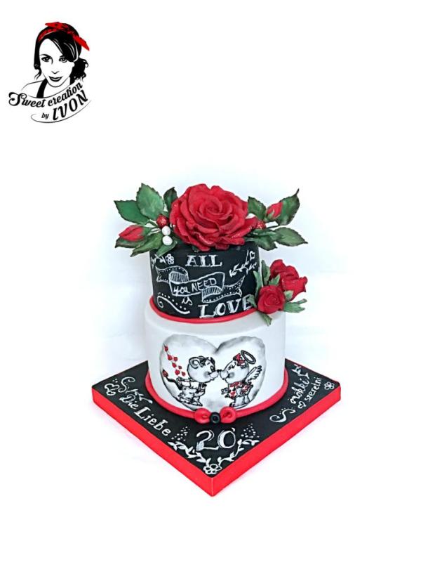 K výročiu sobáša, torta, Netradičné torty K výročiu sobáša, torta, Netradičné torty, by Ivon, 1