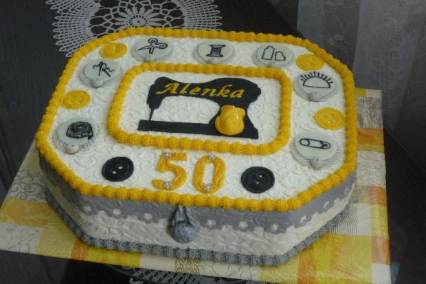 Alenka -- 50 --, torta, Narodeninové torty Alenka -- 50 --, torta, Narodeninové torty, Primilka, 2