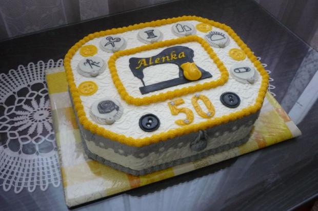 Alenka -- 50 --, torta, Narodeninové torty Alenka -- 50 --, torta, Narodeninové torty, Primilka, 1