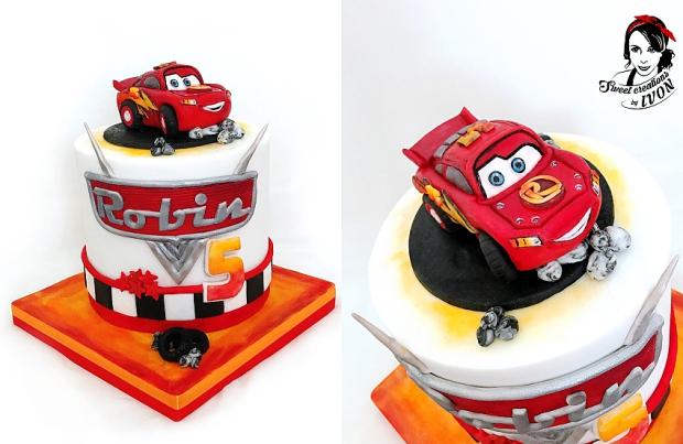 CARS/McQueen, torta, Rozprávkové torty CARS/McQueen, torta, Rozprávkové torty, by Ivon, 4