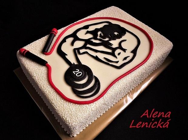 Narodeninová, torta, Športové torty, Alena Lenicka, 1