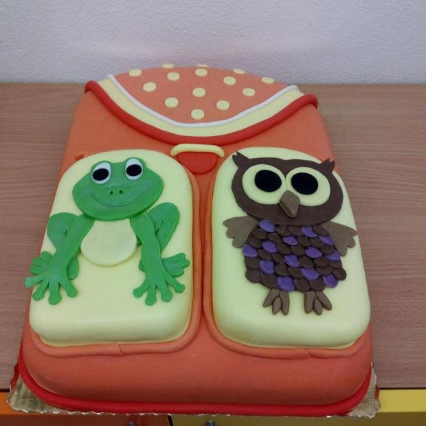Školská taška, torta, Torty - škola, stužková, KatkaPes, 1