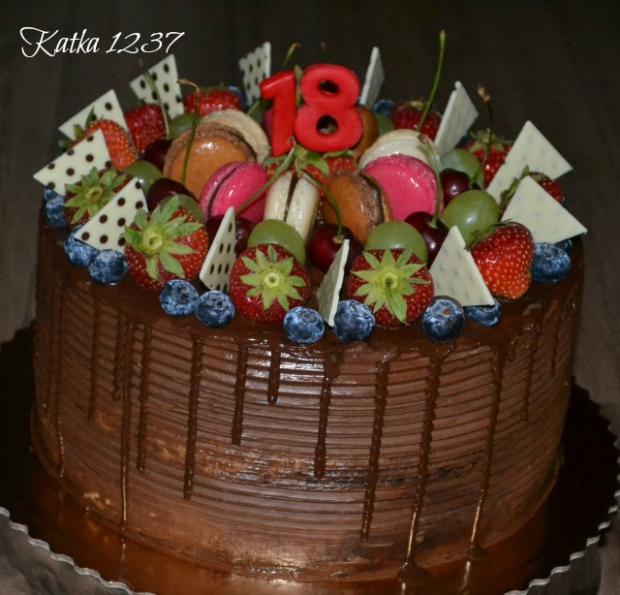 čokoládová s makronkami, torta, Čokoládové torty čokoládová s makronkami, torta, Čokoládové torty, katka1237, 1
