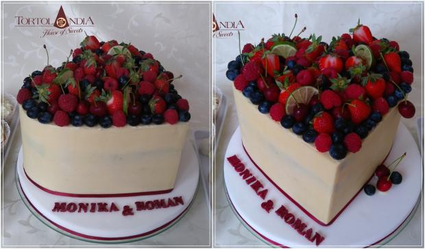 Svadovné srdce , torta, Svadobné torty, Tortolandia.sk, 3